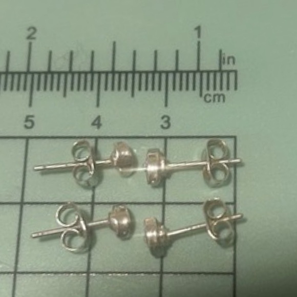 Free People Silver Stud Earring Bundle | Set of 2 - Picture 3 of 3